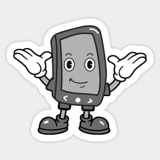 Cute happy phone Sticker